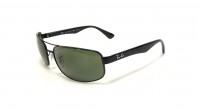 Ray-Ban Schwarz RB3445 002/58 61-17 Breit Polarisierte Gläser