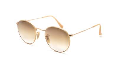 Sunglasses Ray-Ban Round Metal Gold Mat RB3447 112/51 50-21 Medium Gradient in stock