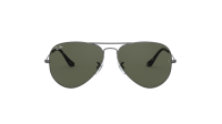 Ray-Ban Aviator Grau Mat G-15 RB3025 9190/31 55-14 Schmal