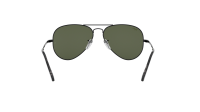 Ray-Ban Aviator Metal Ii Black G-15 RB3689 9148/31 62-14 Large