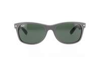 Ray-Ban New Wayfarer Grau Matt G-15 RB2132 6464/31 58-18 Breit