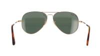 Ray-Ban Aviator Gold G-15 RB3689 9147/31 62-14 Breit