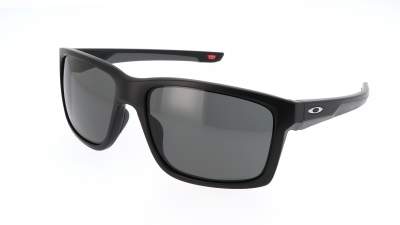 Sonnenbrille Oakley Mainlink xl Schwarz Matt Prizm OO9264 41 61-17 Breit Verspiegelte Gläser auf Lager