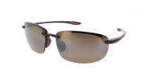 Maui Jim Ho'okipa Asian fit Schwarz Maui pure H407N-10 64-17 Breit Polarisierte Gläser Verspiegelte Gläser