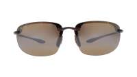 Maui Jim Ho'okipa Asian fit Schwarz Maui pure H407N-10 64-17 Breit Polarisierte Gläser Verspiegelte Gläser