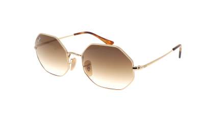 Lunettes de soleil Ray-Ban Octagon 1972 RB1972 9147/51 54-19 Or en stock