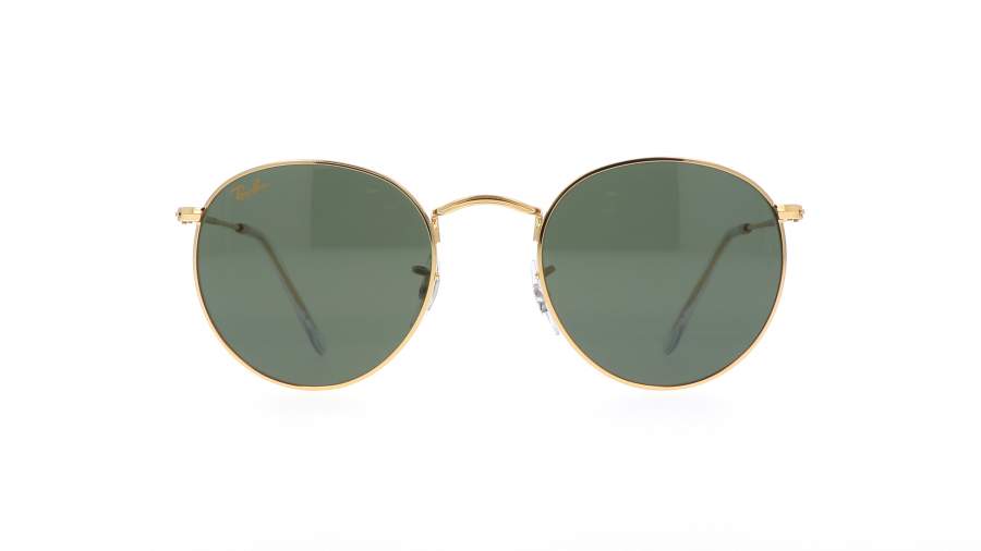 Lunettes de soleil Ray-Ban Round Metal Or G-15 RB3447 9196/31 50-21 Medium en stock