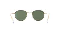 Ray-Ban Hexagonal Gold RB3548 9196/31 54-21 Large