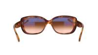 Ray-Ban Jackie Ohh Tortoise RB4101 642/A5 58-17 Breit Gradient Gläser