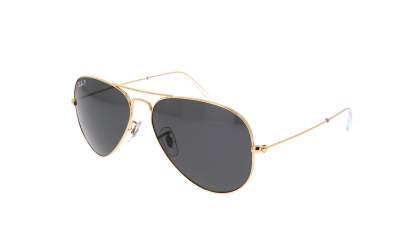 Sonnenbrille Ray-Ban Aviator Metal Gold RB3025 9196/48 58-14 Mittel Polarisierte Gläser auf Lager