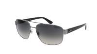 Ray-Ban RB3663 004/71 60-17 Grau Breit Gradient Gläser