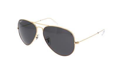 Sonnenbrille Ray-Ban Aviator Large Metal Gold RB3025 9196/48 62-14 Breit Polarisierte Gläser auf Lager