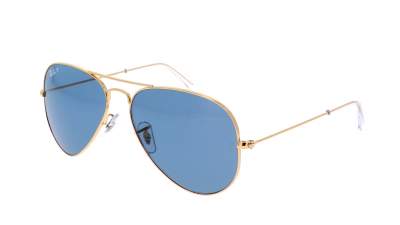 Sonnenbrille Ray-Ban Aviator Large Metal Gold RB3025 9196/S2 58-14 Medium Polarisierte Gläser auf Lager