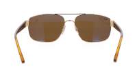 Ray-Ban RB3663 001/57 60-17 Gold Breit Polarisierte Gläser