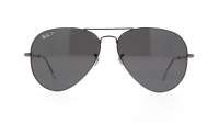 Ray-Ban Aviator Metal ii Grau RB3689 004/48 62-14 Breit Polarisierte Gläser