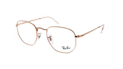 Eyeglasses Ray-Ban RX6448 RB6448 3094 48-21 Shiny gold Pink Small in stock