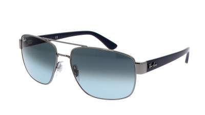 Sonnenbrille Ray-Ban RB3663 004/3M 60-17 Grau Breit Gradient Gläser auf Lager