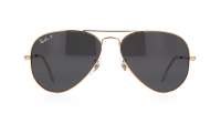 Ray-Ban Aviator Large Gold RB3025 9196/48 55-14 Schmal Polarisierte Gläser