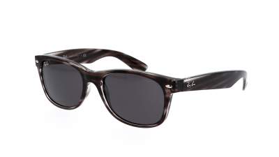 Lunettes de soleil Ray-Ban New Wayfarer Écaille RB2132 6430/B1 55-18 Medium en stock