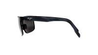 Maui Jim Wana Schwarz Matt Neutral Grey 846-2M 61-16 Breit Polarisierte Gläser Gradient Gläser Verspiegelte Gläser