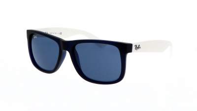 Lunettes de soleil Ray-Ban Justin Bleu Mat RB4165 6511/80 55-16 Large en stock