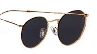 Ray-Ban Round Metal Or RB3447 9196/48 50-21 Medium Polarisés