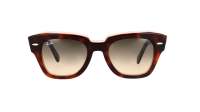 Ray-Ban State street Havane Tortoise RB2186 1324/BG 49-20 Medium Gradient