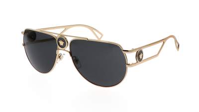 Sunglasses Versace VE2225 1002/87 60-15 Gold Medium in stock