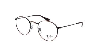 Lunettes de vue Ray-Ban Round metal Antique copper Optics Bronze RX3447 RB3447V 3120 47-21 Small en stock