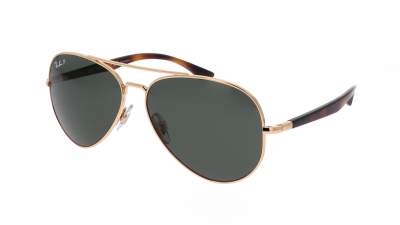 Sonnenbrille Ray-Ban RB3675 001/58 58-14 Arista Gold Mittel Polarisierte Gläser auf Lager