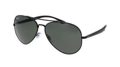 Sonnenbrille Ray-Ban RB3675 002/58 58-14 Schwarz Mittel Polarisierte Gläser auf Lager