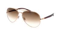 Ray-Ban RB3675 001/51 58-14 Arista Gold Medium Gradient