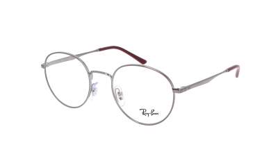 Lunettes de vue Ray-Ban RX3681 RB3681V 2502 48-20 Gun metal Argent Small en stock