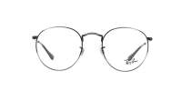 Ray-Ban Round metal Antique Gunmetal Optics Argent RX3447 RB3447V 3118 50-21 Medium