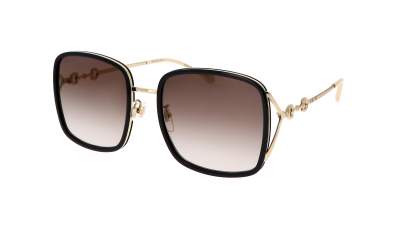 Lunettes de soleil Gucci GG1016SK 004 58-20 Noir Dégradés en stock