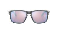 Oakley Holbrook Steel Grau Matt Prizm Snow OO9102 U5 55-18 Mittel Verspiegelte Gläser