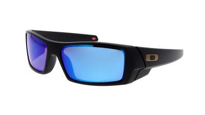 Sonnenbrille Oakley Gascan Schwarz Matt Prizm Sapphire Iridium OO9014 50 60-15 Mittel Polarisierte Gläser auf Lager