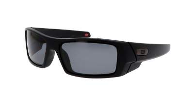 Sonnenbrille Oakley Gascan Mattschwarz OO9014 11-122 61-15 Breit Polarisierte Gläser auf Lager