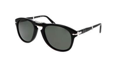 Sunglasses Persol PO0714 95/58 54-21 Standard Black Folding Polarized in stock