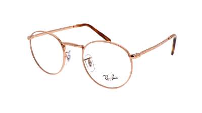 Eyeglasses Ray-ban New round  Gold RX3637V 3094 47-21 Rose gold in stock