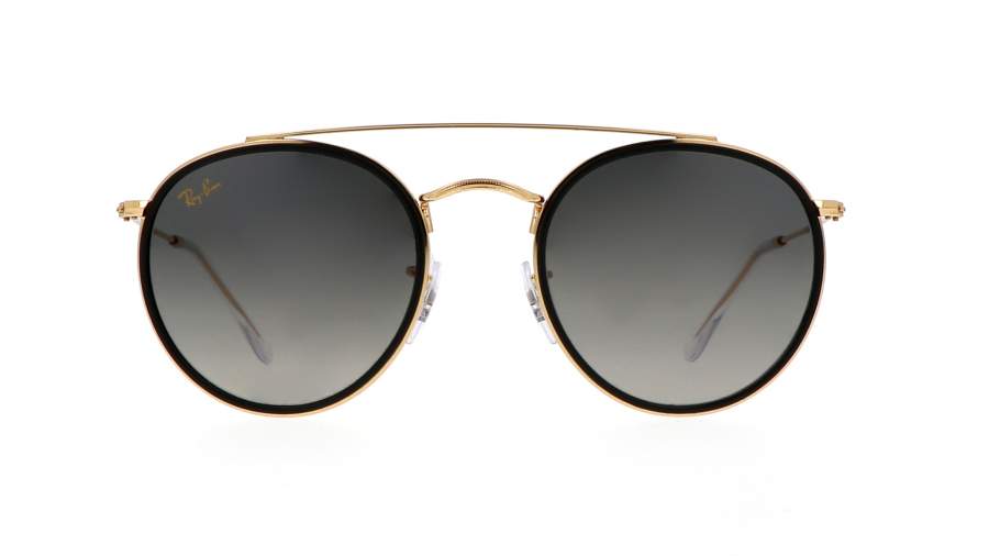 Lunettes de soleil Ray-ban Round Double bridge Or RB3647N 9238/71 51-22 Legend gold en stock