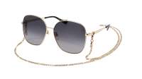 Gucci GG1089SA 001 61-15 Gold Breit Gradient Gläser