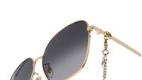 Gucci GG1089SA 001 61-15 Gold Breit Gradient Gläser