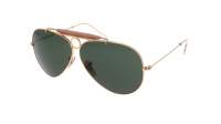 Ray-Ban Shooter Arista Gold G-15 RB3138 W3401 58-09 Medium