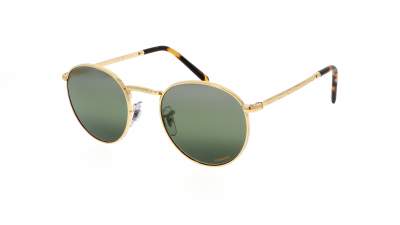 Sunglasses Ray-Ban New Round Legend Gold Gold RB3637 9196G4 50-21 Medium Polarized Gradient in stock