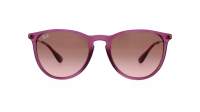 Ray-Ban Erika Transparent Violet RB4171 6591/14 54-18 Medium Gradient