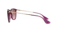 Ray-Ban Erika Transparent Violet RB4171 6591/14 54-18 Medium Gradient