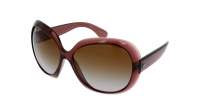 Ray-ban Jackie ohh  RB4098 6593/T5 60-14  Braun Transparent brown 