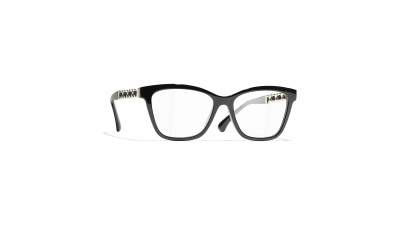 Lunettes de vue CHANEL CH3429Q C622 52-16 Black and Gold Noir Small en stock