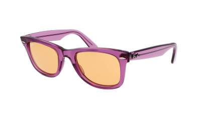 Lunettes de soleil Ray-ban Original wayfarer Colorblock RB2140 6613/13 50-22 Violet en stock